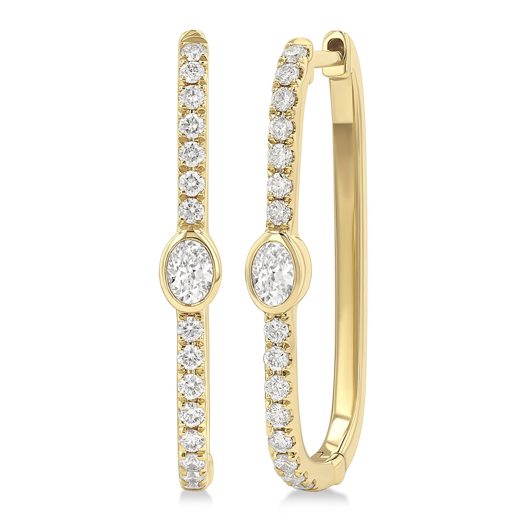 Elysia Diamond Hoops