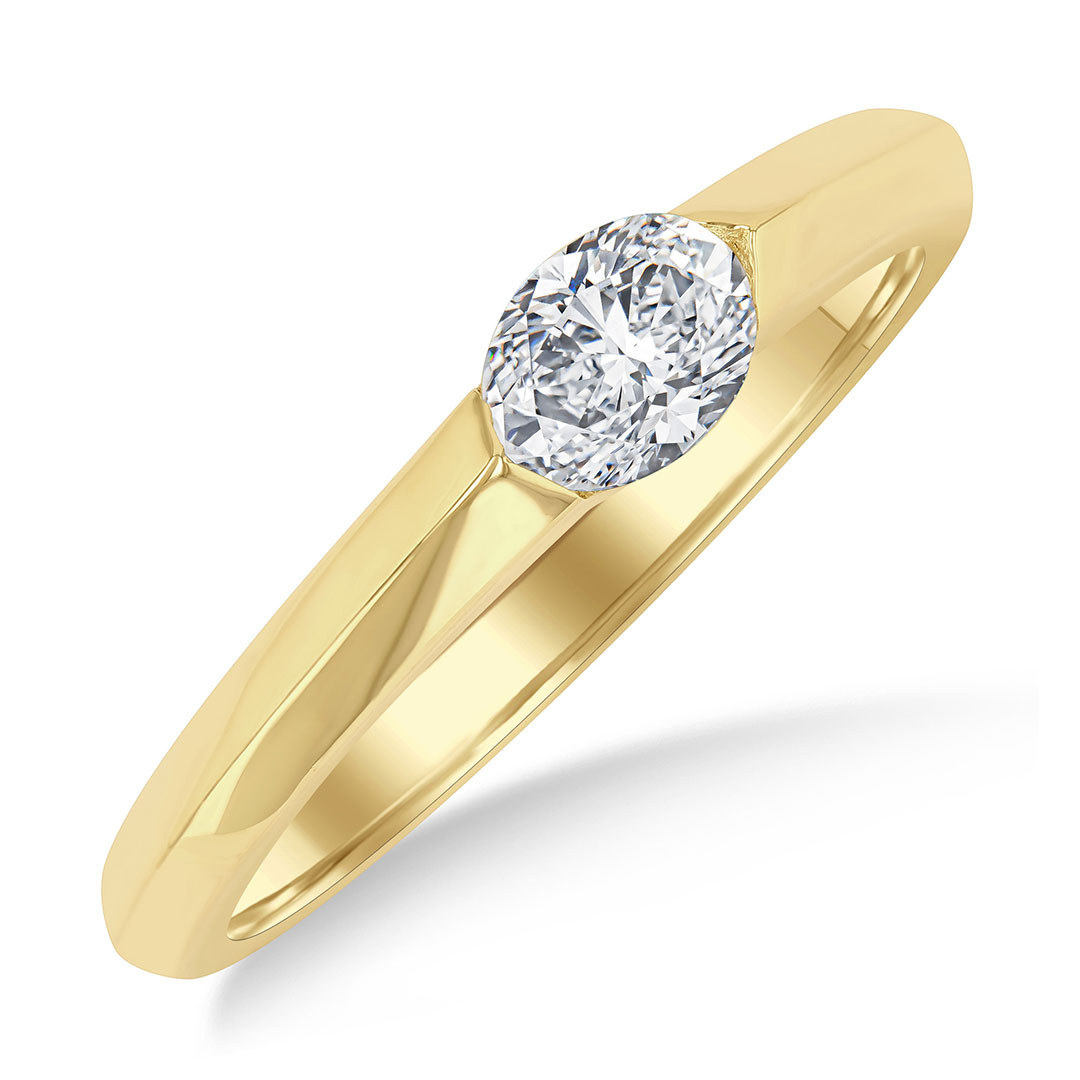 Oval Radiance Diamond Band