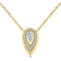 Art Deco Pear Bold Pendant