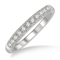 French Pave Diamond Band