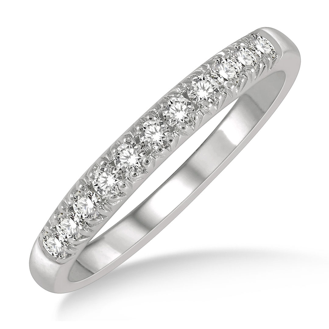 French Pave Diamond Band