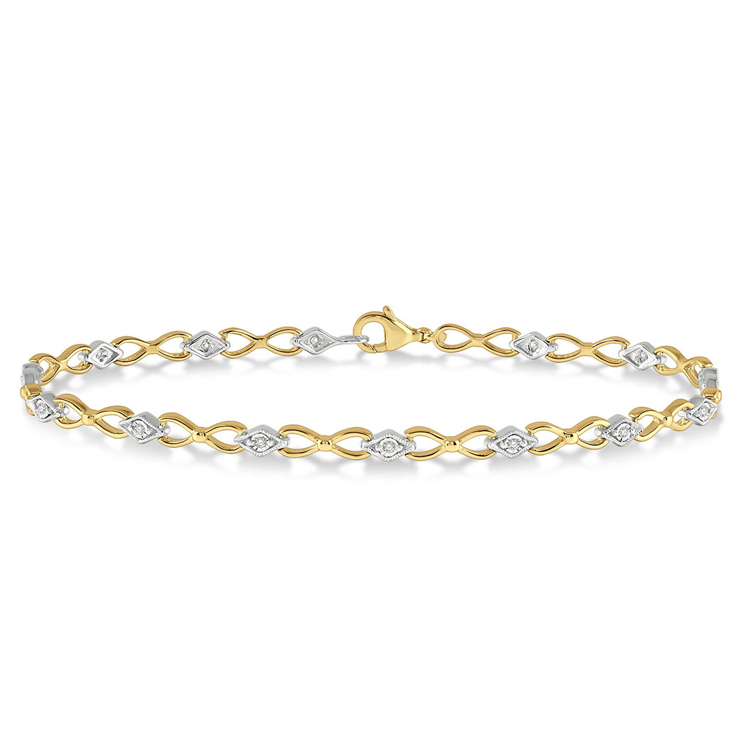 Illusion Plate Link Bracelet