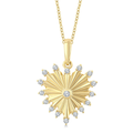 Heart Fluted Pendant
