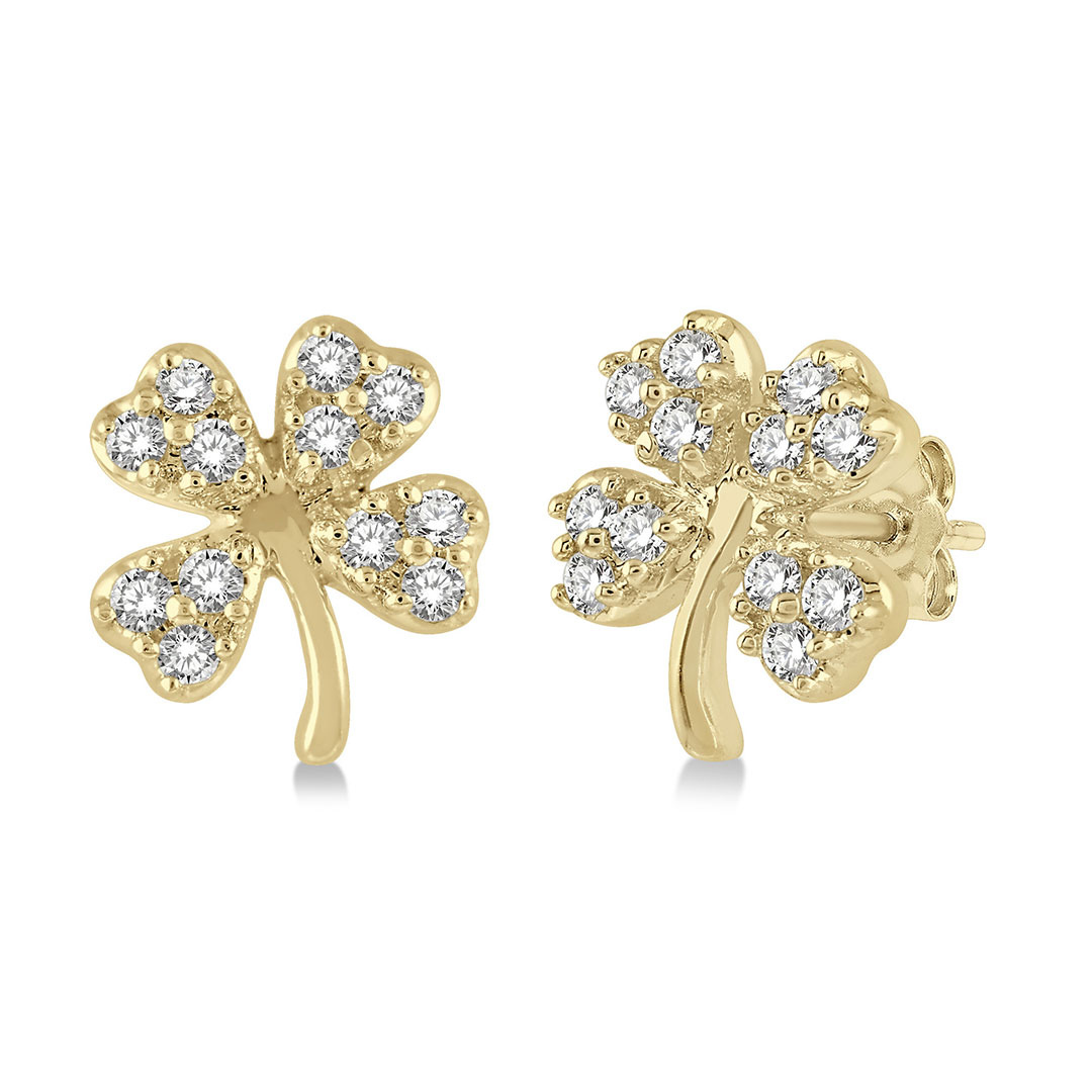 Four-Leaf Clover Petite Earrings