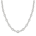 Bold Rope Link Diamond Necklace