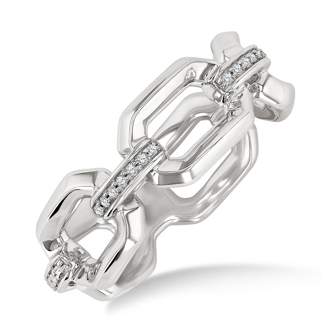 Bold Open Window D-Link Diamond Ring