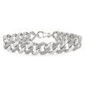 Diamond Curb & Cuban Bracelet
