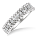Bold Bead Design Diamond Band