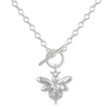 Bumble Bee Toggle Diamond Necklace