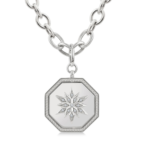 Star medallion Diamond Pendant