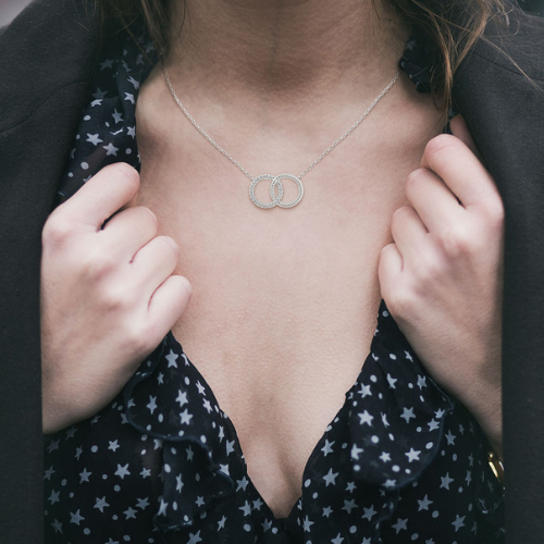 Entwined Circles Interlock Pendant