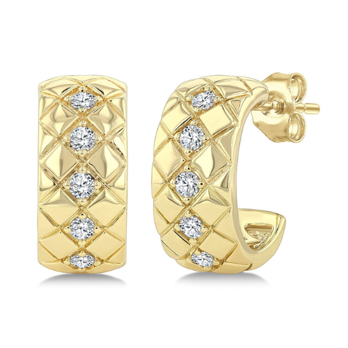 Diamond Quilted Earrings