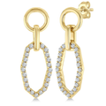 Classic Geometric Interlock Earrings