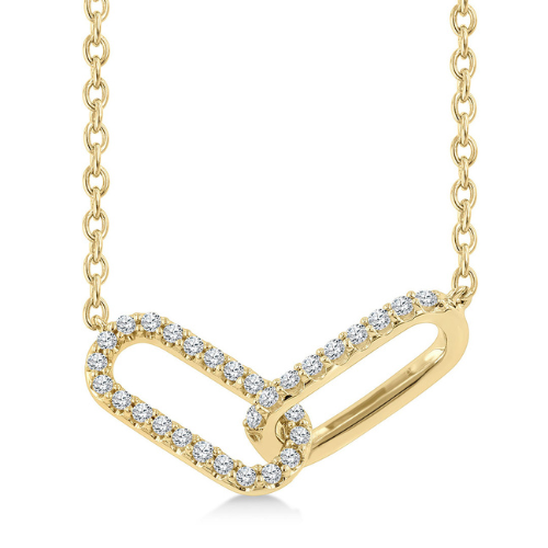 Paperclip Interlock Pendant
