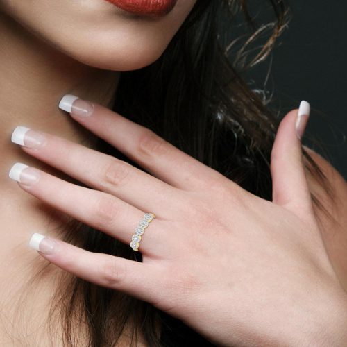 Lunavire Five-Stone Diamond Ring