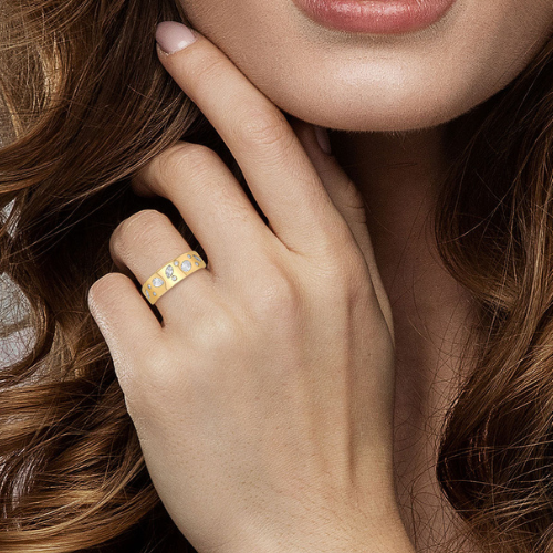 Liora Scatter Diamond Band